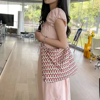 Women's Corduroy Printing Flower Leopard Classic Style Streetwear Square Open Shoulder Bag sku image 10