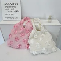 Women's Polyester Flower Elegant Streetwear Square Open Shoulder Bag Shopping Bags main image 1
