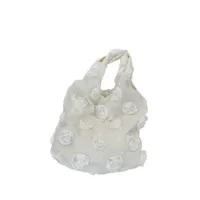 Women's Polyester Flower Elegant Streetwear Square Open Shoulder Bag Shopping Bags main image 2