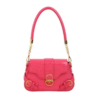 Women's PU Solid Color Classic Style Streetwear Square Lock Clasp Underarm Bag sku image 5