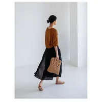 Women's Casual Daily Simple Style Solid Color Ankle-Length Casual Pants Culottes sku image 2