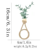 Elegant Pastoral Flower Wood Napkin Ring 1 Piece sku image 16