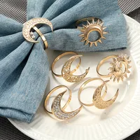 Casual Elegant Sun Moon Alloy Napkin Ring 1 Piece main image 4