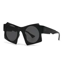Y2K Hawaiian Streetwear Irregular Pc Special-Shaped Mirror Full Frame Glasses main image 2