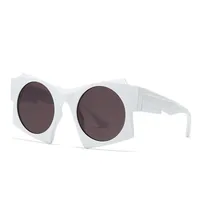 Y2K Hawaiian Streetwear Irregular Pc Special-Shaped Mirror Full Frame Glasses main image 5