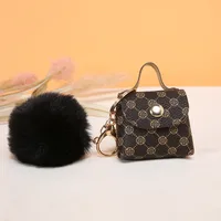 Pu Leather Plush Printing Bag Charms main image 1