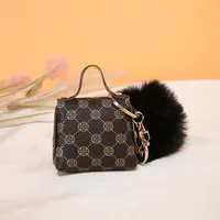 Pu Leather Plush Printing Bag Charms main image 4
