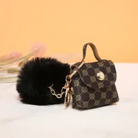 Pu Leather Plush Printing Bag Charms main image 5