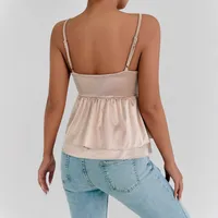 Women's Adults Camisole Tank Tops Camisole Street Style Streetwear Solid Color main image 3