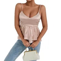 Women's Adults Camisole Tank Tops Camisole Street Style Streetwear Solid Color main image 5