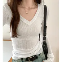 Women's Adults Pullovers Sweater Long Sleeve T-Shirts Temperament Commuter Commute Style Solid Color sku image 14