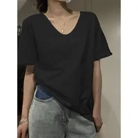 Women's Adults T-shirt Pullovers Short Sleeve T-Shirts Temperament Commuter Commute Style Solid Color main image 2