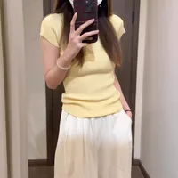 Women's Adults T-shirt Short Sleeve T-Shirts Temperament Commuter Commute Style Solid Color main image 2