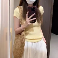 Women's Adults T-shirt Short Sleeve T-Shirts Temperament Commuter Commute Style Solid Color main image 4