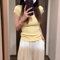 Women's Adults T-shirt Short Sleeve T-Shirts Temperament Commuter Commute Style Solid Color main image 5