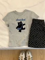 Women's Adults T-shirt Short Sleeve T-Shirts Temperament Commuter Commute Style Cartoon sku image 8
