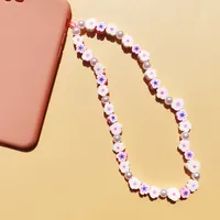 Acrylic Soft Clay Flower Cute Modern Style Mobile Phone Chain Phone Cases main image 3