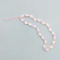 Acrylic Soft Clay Flower Cute Modern Style Mobile Phone Chain Phone Cases sku image 1
