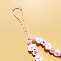 Acrylic Soft Clay Flower Cute Modern Style Mobile Phone Chain Phone Cases main image 5