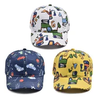 Children Unisex Cute Pastoral Car Printing Baseball Cap main image 3