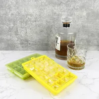 Silicone Ice Tray 24 Grid With Lid Household Refrigerator Ice Maker Ice Tray Ice Cube Mold Square Ice Box Factory In Stock main image 2