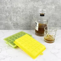 Silicone Ice Tray 24 Grid With Lid Household Refrigerator Ice Maker Ice Tray Ice Cube Mold Square Ice Box Factory In Stock main image 3