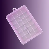 Silicone Ice Tray 24 Grid With Lid Household Refrigerator Ice Maker Ice Tray Ice Cube Mold Square Ice Box Factory In Stock sku image 5
