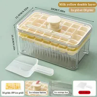Arnuoxin Ice Cube Mold Frozen Ice Cube Artifact Food Grade Press Ice Cube Household Refrigerator Homemade Ice Cube Ice Box sku image 21