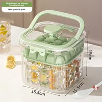Arnuoxin Ice Cube Mold Frozen Ice Cube Artifact Food Grade Press Ice Cube Household Refrigerator Homemade Ice Cube Ice Box sku image 1