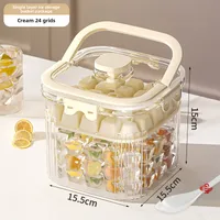 Arnuoxin Ice Cube Mold Frozen Ice Cube Artifact Food Grade Press Ice Cube Household Refrigerator Homemade Ice Cube Ice Box sku image 26