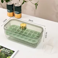 Arnuoxin Ice Cube Mold Frozen Ice Cube Artifact Food Grade Press Ice Cube Household Refrigerator Homemade Ice Cube Ice Box sku image 23