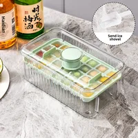 Arnuoxin Ice Cube Mold Frozen Ice Cube Artifact Food Grade Press Ice Cube Household Refrigerator Homemade Ice Cube Ice Box sku image 15