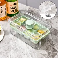 Arnuoxin Ice Cube Mold Frozen Ice Cube Artifact Food Grade Press Ice Cube Household Refrigerator Homemade Ice Cube Ice Box sku image 17
