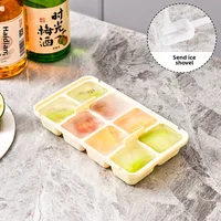 Arnuoxin Ice Cube Mold Frozen Ice Cube Artifact Food Grade Press Ice Cube Household Refrigerator Homemade Ice Cube Ice Box sku image 5