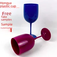 Source Factory Plastic Goblet Plastic Champagne Glass 16oz Plastic Red Wine Glass PP Food Grade Plastic Goblet main image 4