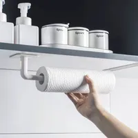 Punch-free Multi-functional Seamless Hook Lazy Rag Rack Kitchen Wall-mounted Tissue Storage Rack Wall Storage Rack main image 1