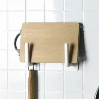 Punch-free Multi-functional Seamless Hook Lazy Rag Rack Kitchen Wall-mounted Tissue Storage Rack Wall Storage Rack main image 3