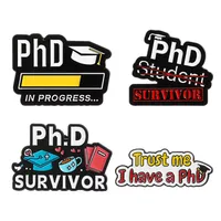 Cartoon Style Book Letter Alloy Stoving Varnish Unisex Brooches main image 8