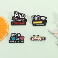 Cartoon Style Book Letter Alloy Stoving Varnish Unisex Brooches main image 7