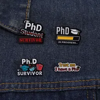Cartoon Style Book Letter Alloy Stoving Varnish Unisex Brooches main image 2