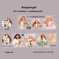 1 Piece Human Learning PET Sweet Washi Tape sku image 4
