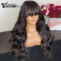 Unisex Ruili Casual Stage Street Real Hair Homogeneous And Oblique Curls Wigs main image 4
