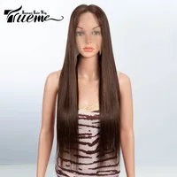 Unisex Ruili Casual Stage Street Real Hair Homogeneous And Oblique Curls Wigs main image 3