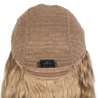 Women's Ruili Casual Stage Street Real Hair Bangs Curls Wigs main image 3