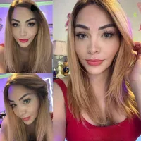 Women's Ruili Party Stage Street Real Hair Centre Parting Straight Hair Wigs main image 1