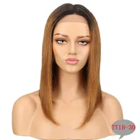 Women's Ruili Party Stage Street Real Hair Centre Parting Straight Hair Wigs sku image 2