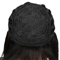 Women's Ruili Casual Stage Street Real Hair Bangs Straight Hair Wigs main image 4