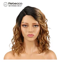 Unisex Star Fashion 1B 2 4 Casual Stage Street Real Hair Homogeneous And Oblique Long Curly Hair Side Bangs Wigs main image 1
