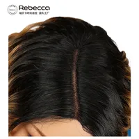 Unisex Star Fashion 1B 2 4 Casual Stage Street Real Hair Homogeneous And Oblique Long Curly Hair Side Bangs Wigs main image 4