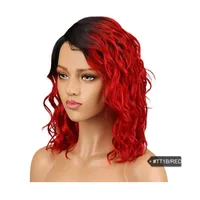 Unisex Star Fashion 1B 2 4 Casual Stage Street Real Hair Homogeneous And Oblique Long Curly Hair Side Bangs Wigs sku image 9